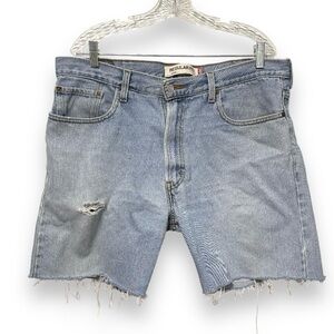 Vintage Levi’s Denim Cutoffs 505 High Waist Jean Shorts Women’s Size XL/XXL